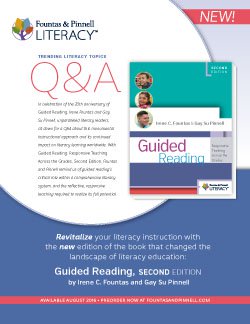 Q&A with Fountas and Pinnell - Guided Reading