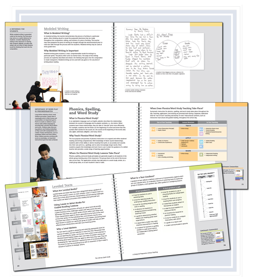 Interior Pages of The Literacy Quick Guide