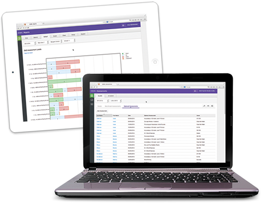 Sistema de gestión de datos en línea