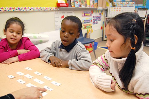 Group activity in classroom