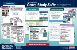 Genre Study Suite Flyer