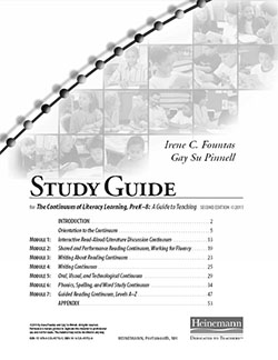 Continuum PreK-8 Study Guide